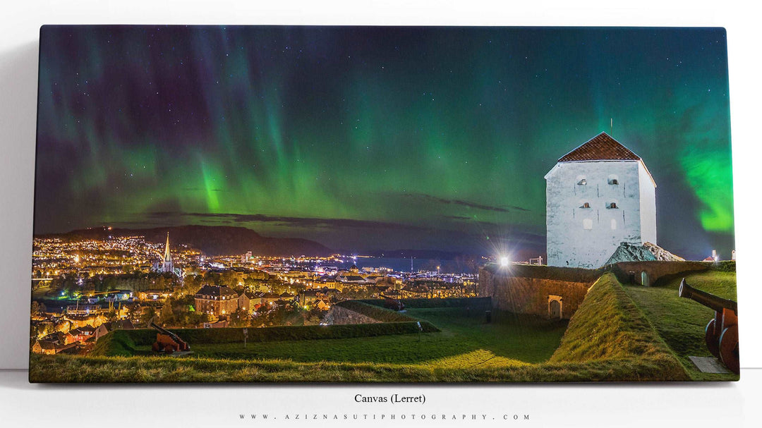 Beautiful Trondheim From Kristiansten Festning Fortress (Canvas)
