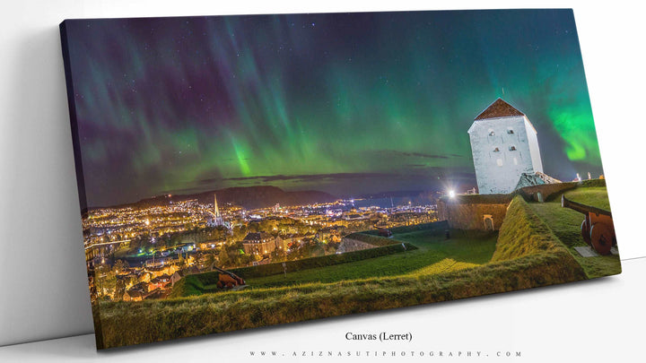 Beautiful Trondheim From Kristiansten Festning Fortress (Canvas)