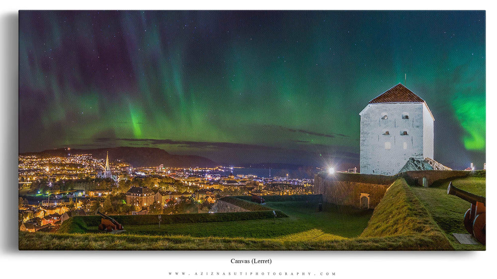 Beautiful Trondheim From Kristiansten Festning Fortress (Canvas)