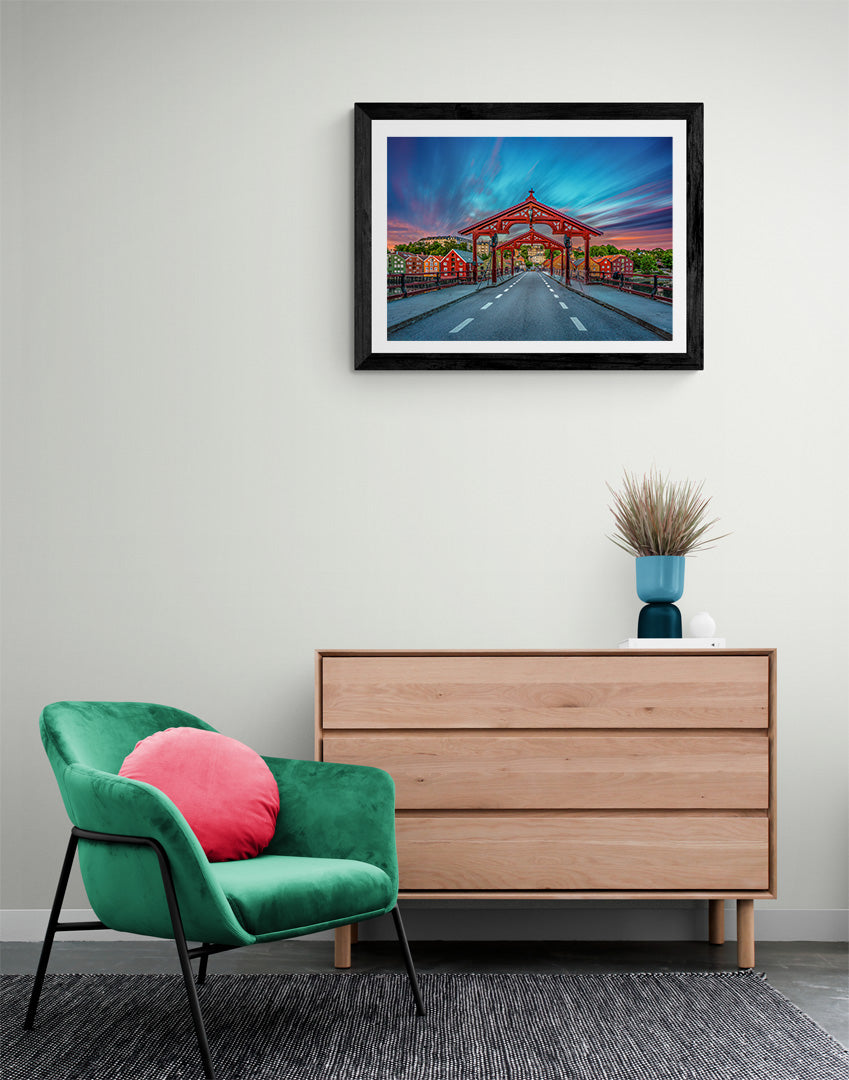 Gamlebybro (Lykkens portal) 40X60 cm