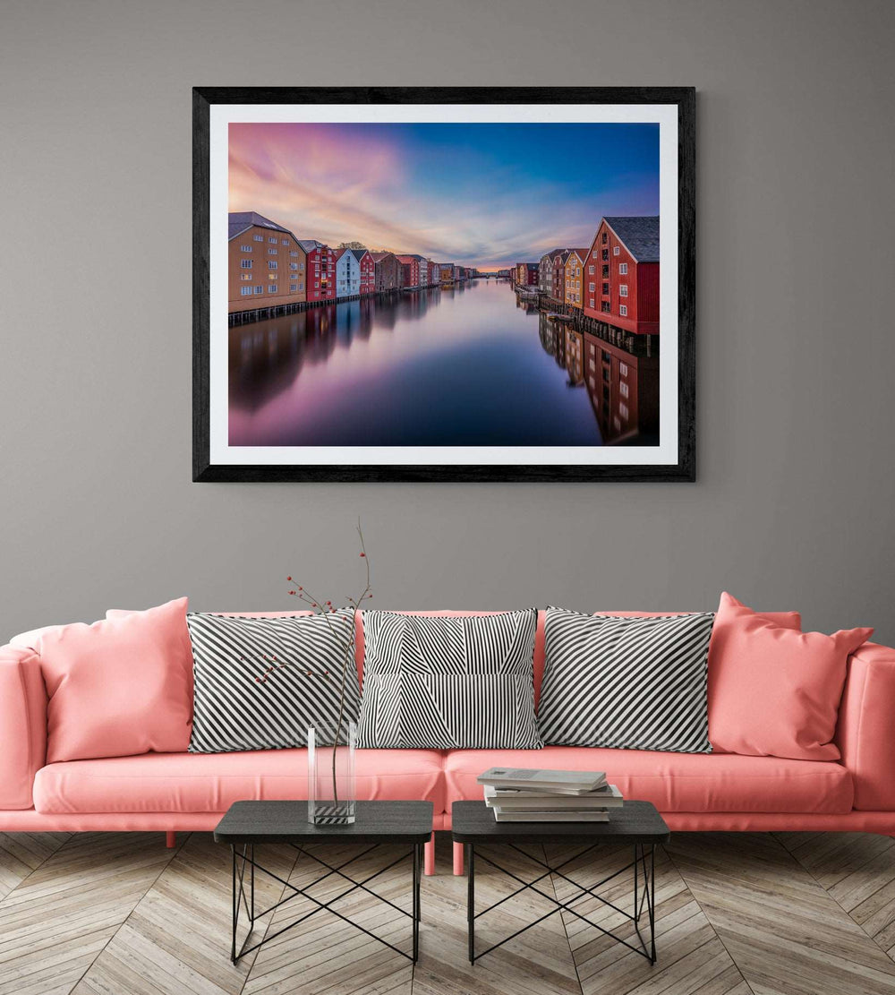 Midnight Sunset Over Trondheim in The Summer (Limited Edition)