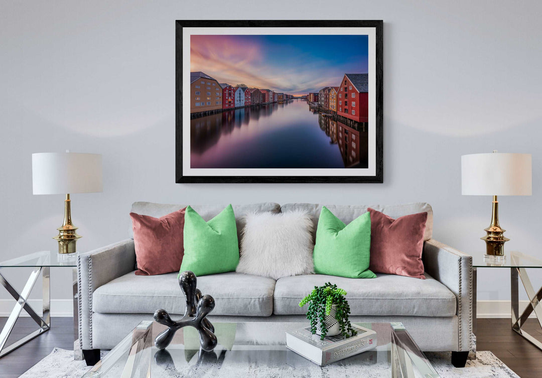 Midnight Sunset Over Trondheim in The Summer (Limited Edition)