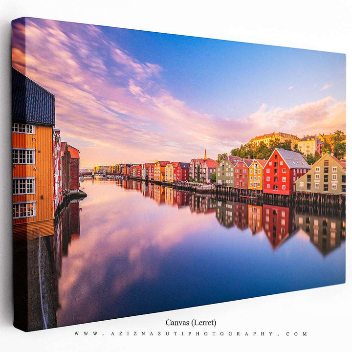 Beautiful Trondheim in the Summer Mood