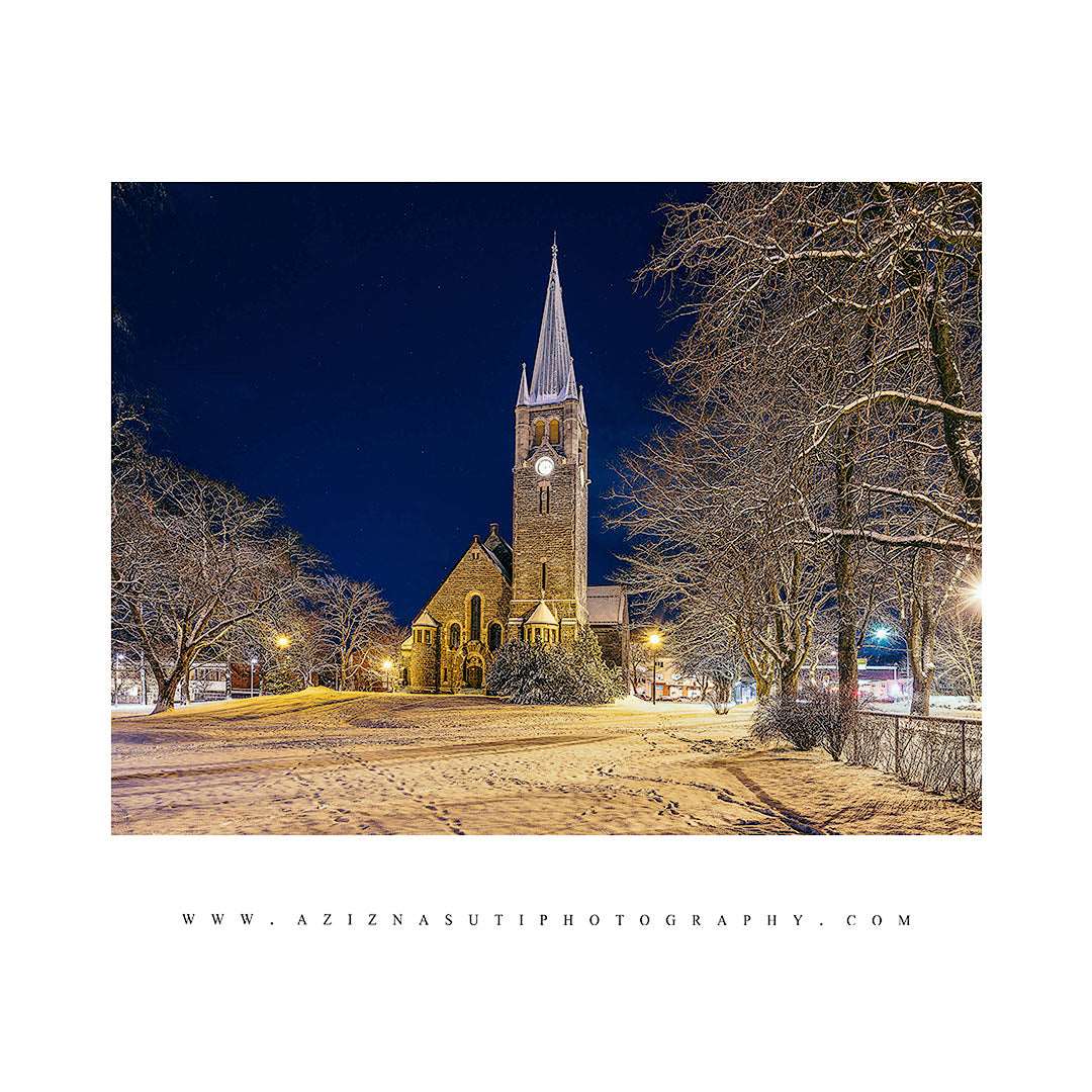 Lademoen Kirke in the Winter time