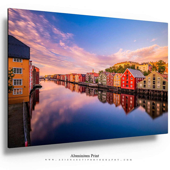 Beautiful Trondheim in the Summer Mood