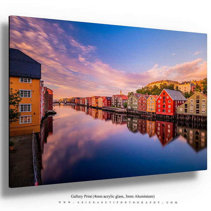 Beautiful Trondheim in the Summer Mood