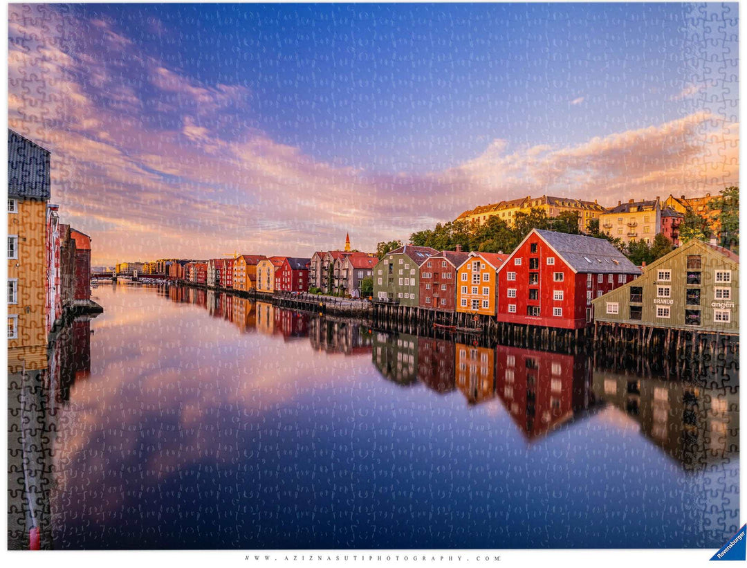 Beautiful Trondheim in the Summer Mood (Photo Puzzle)