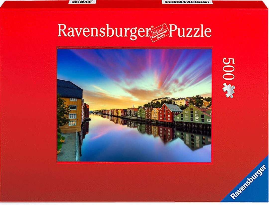 Dramatic Sky Over Trondheim (Photo Puzzle)