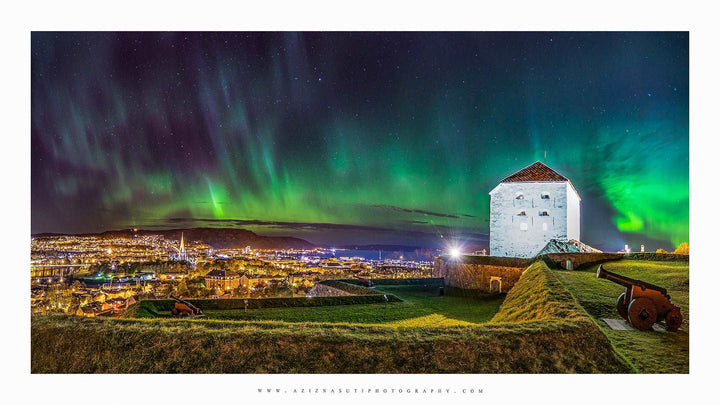 Beautiful Trondheim from Kristiansten Festning Fortress (4 sizes on Gallery Print) - AZIZ NASUTI ART GALLERY