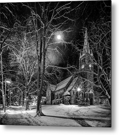 Lademoen kirke in a very beautiful night - AZIZ NASUTI ART GALLERY
