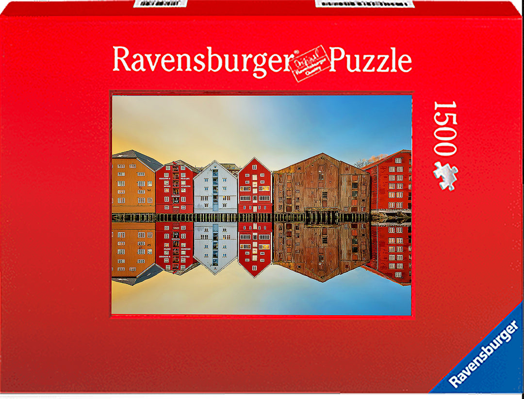 Trondheim Bryggene (Photo Puzzle) - AZIZ NASUTI ART GALLERY