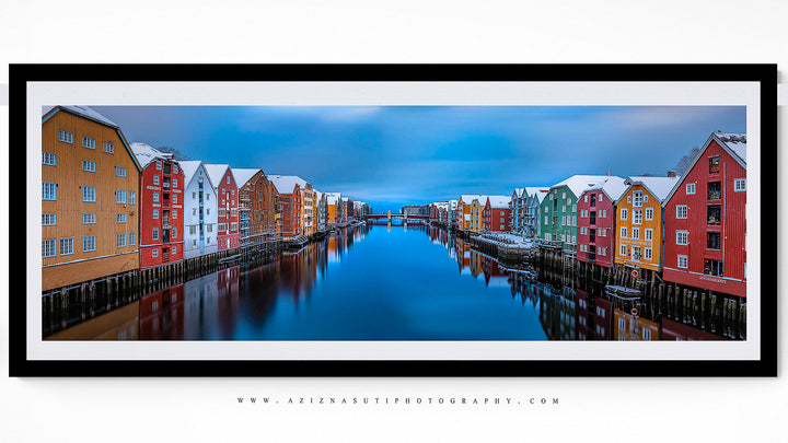 Trondheim Winter Panorama from Gamle Bybro