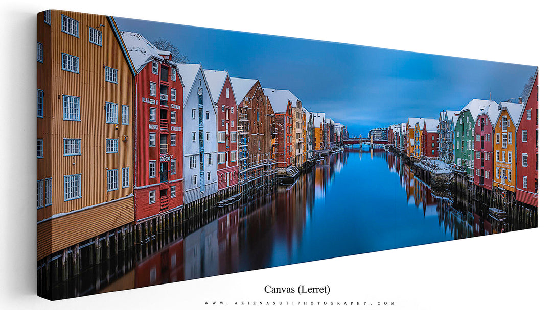 Trondheim Winter Panorama from Gamle Bybro