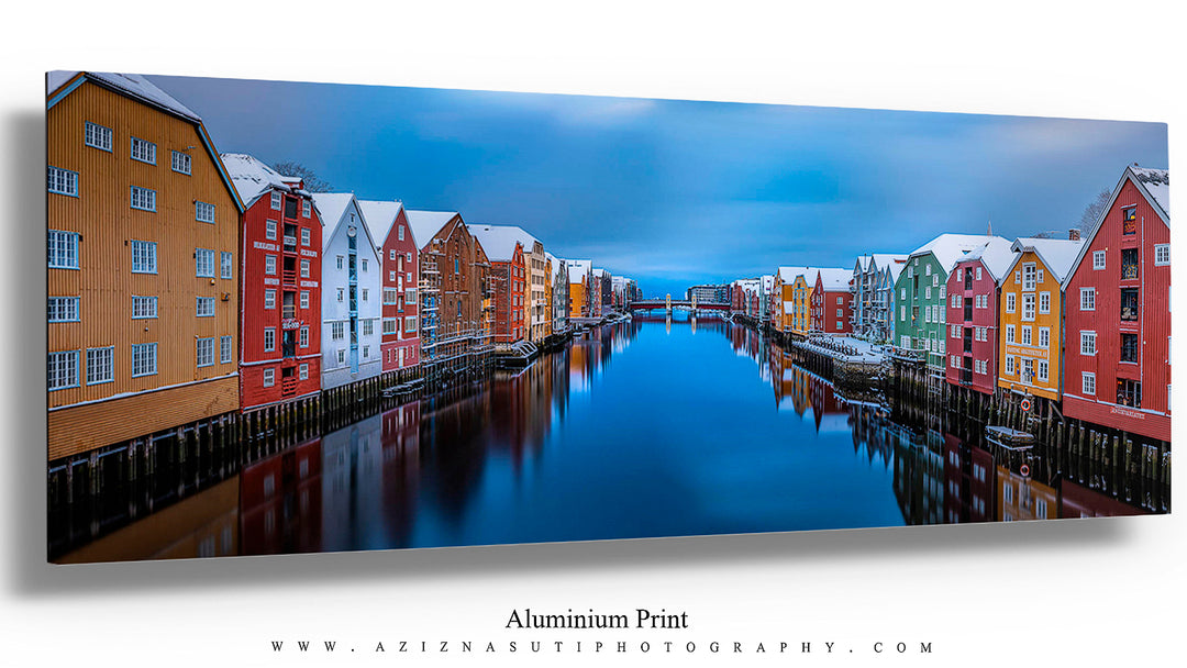 Trondheim Winter Panorama from Gamle Bybro