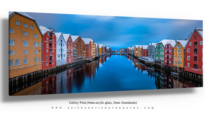 Trondheim Winter Panorama from Gamle Bybro