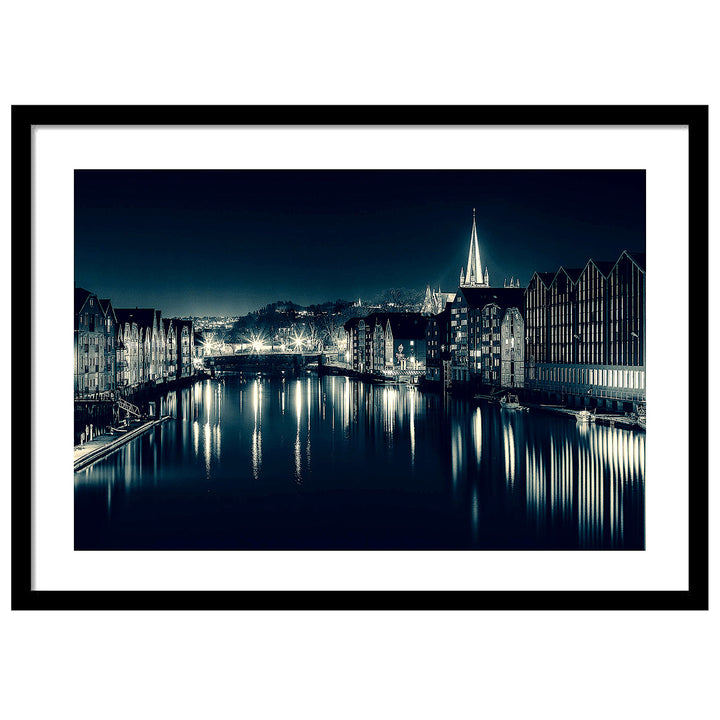 Stemningsfullt bilde fra det vakre Trondheim