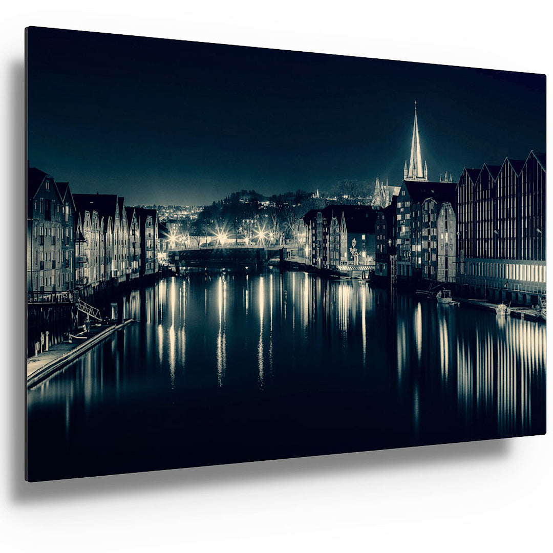 Stemningsfullt bilde fra det vakre Trondheim