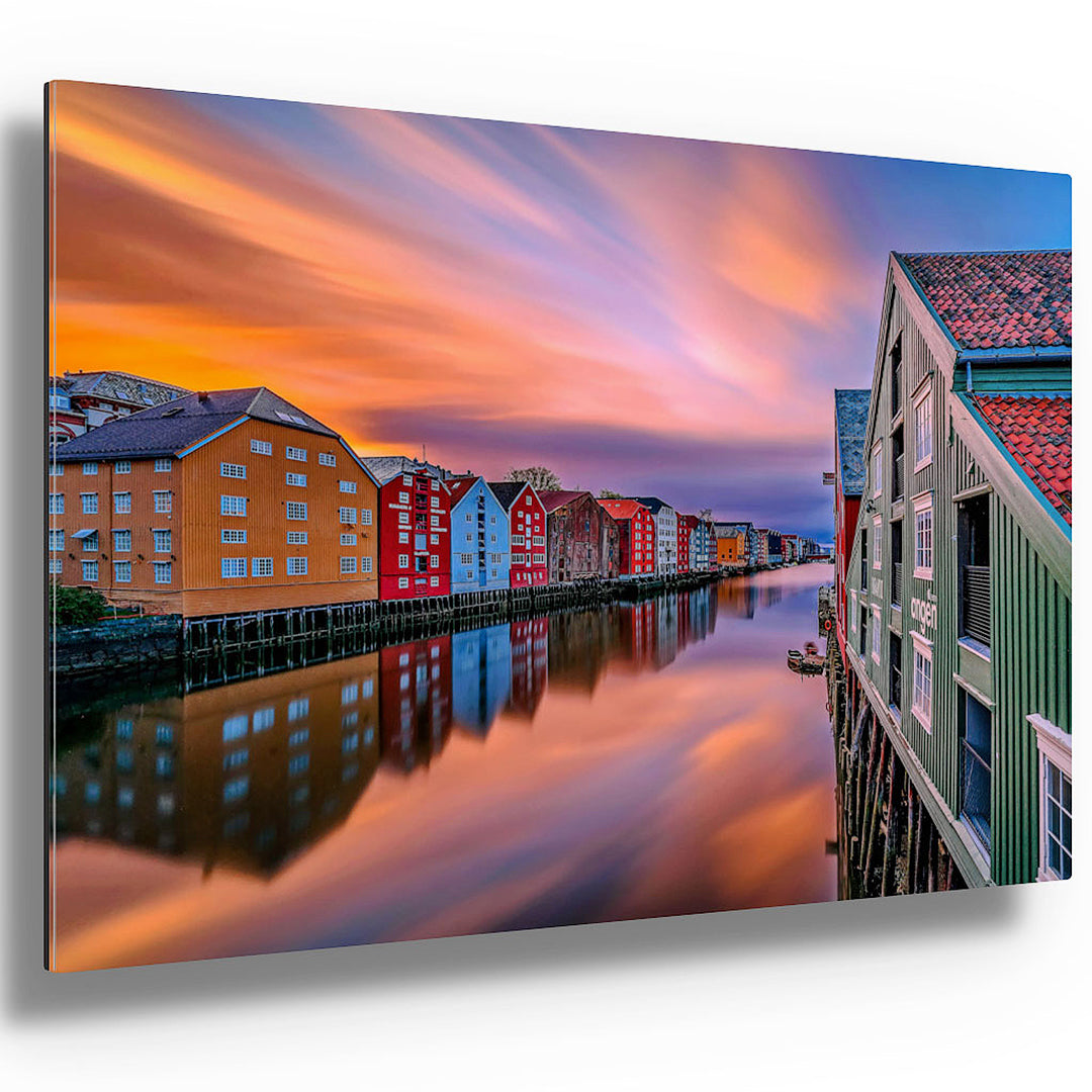 Nidelva The Mirror Of Trondheim - AZIZ NASUTI ART GALLERY