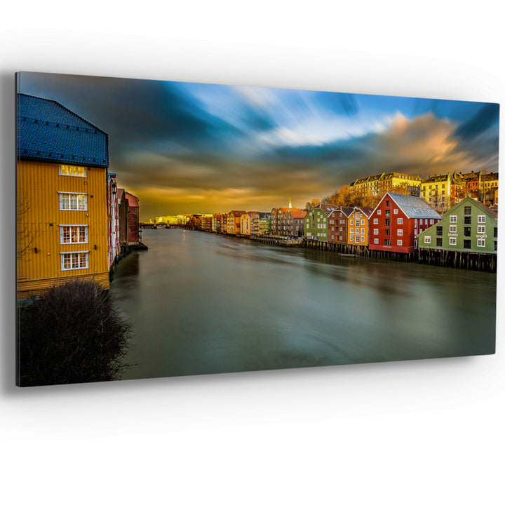 Trondheim and the dramatic Sky