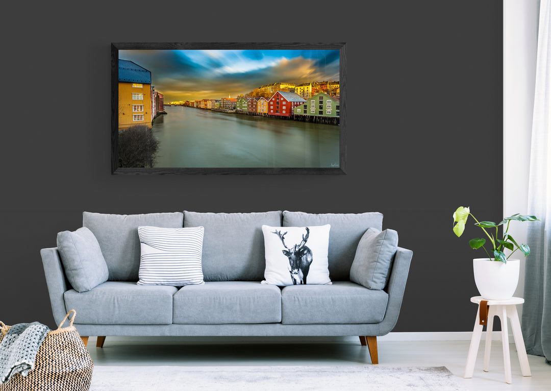 Trondheim and the dramatic Sky - AZIZ NASUTI ART GALLERY