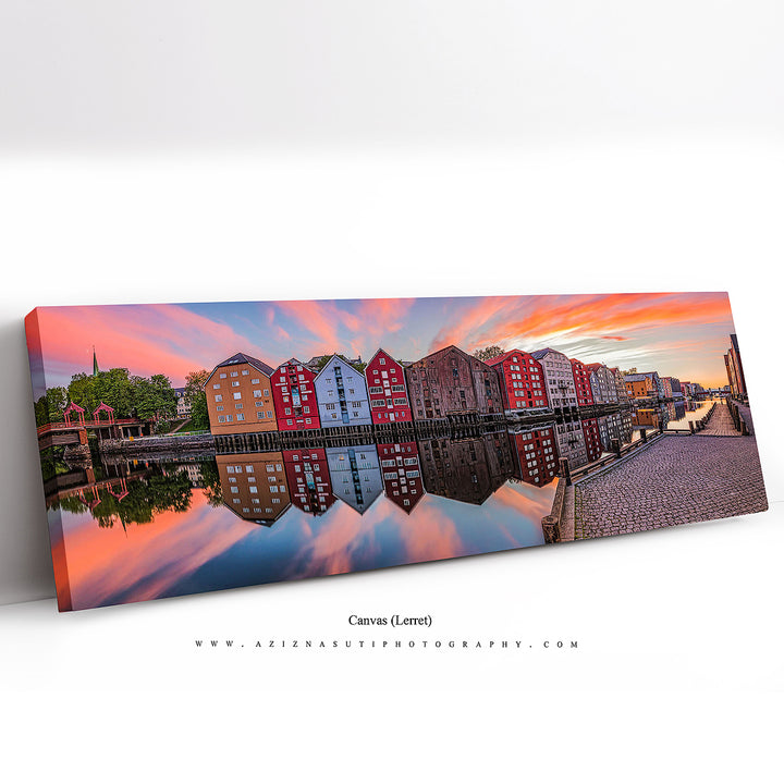 The Beautiful Trondheim Panorama From Nidarosdomen to Bakke Bru
