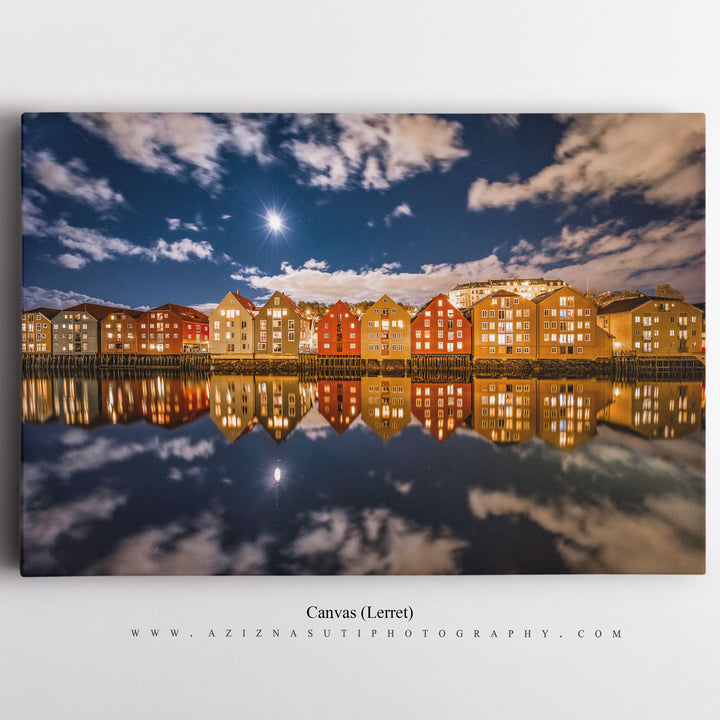 Nidelva, Trondheims vakre speil (lerret)