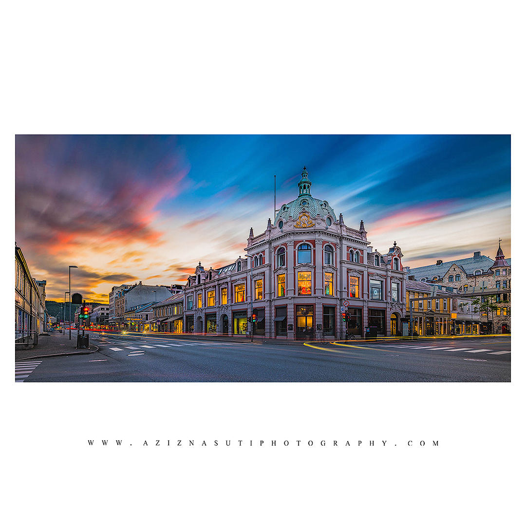 The Beautiful Mathesongården in Olav Tryggvasons Gate in Trondheim