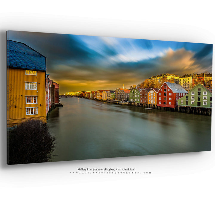 Trondheim and the dramatic Sky