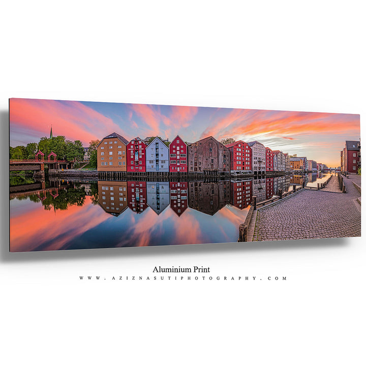 The Beautiful Trondheim Panorama From Nidarosdomen to Bakke Bru
