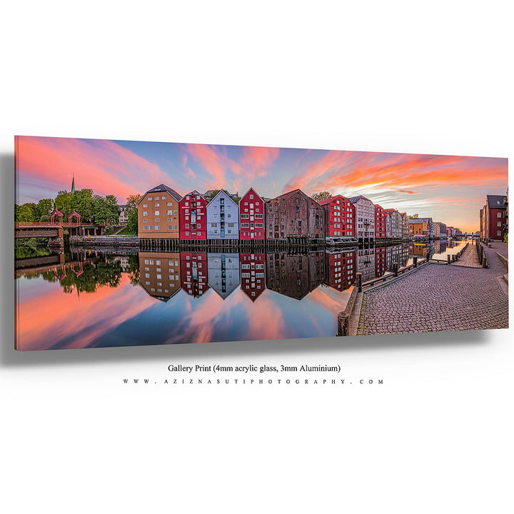 The Beautiful Trondheim Panorama From Nidarosdomen to Bakke Bru