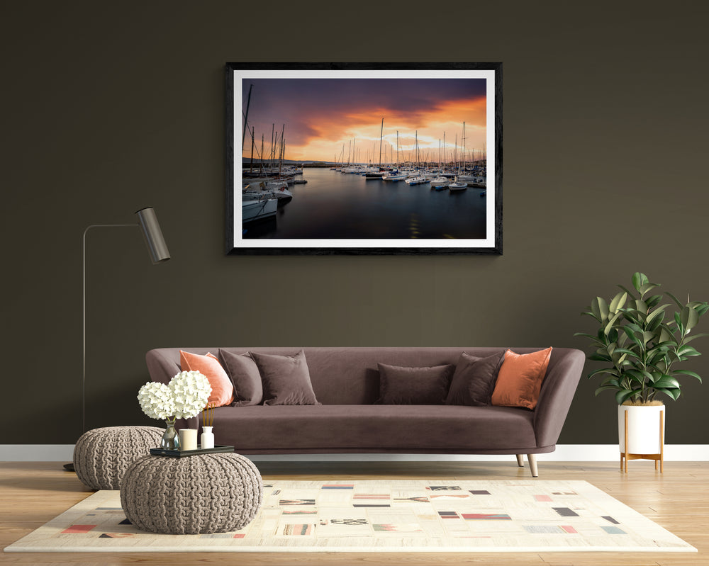 The Beautiful Skansen In a Warm Sunset - AZIZ NASUTI ART GALLERY