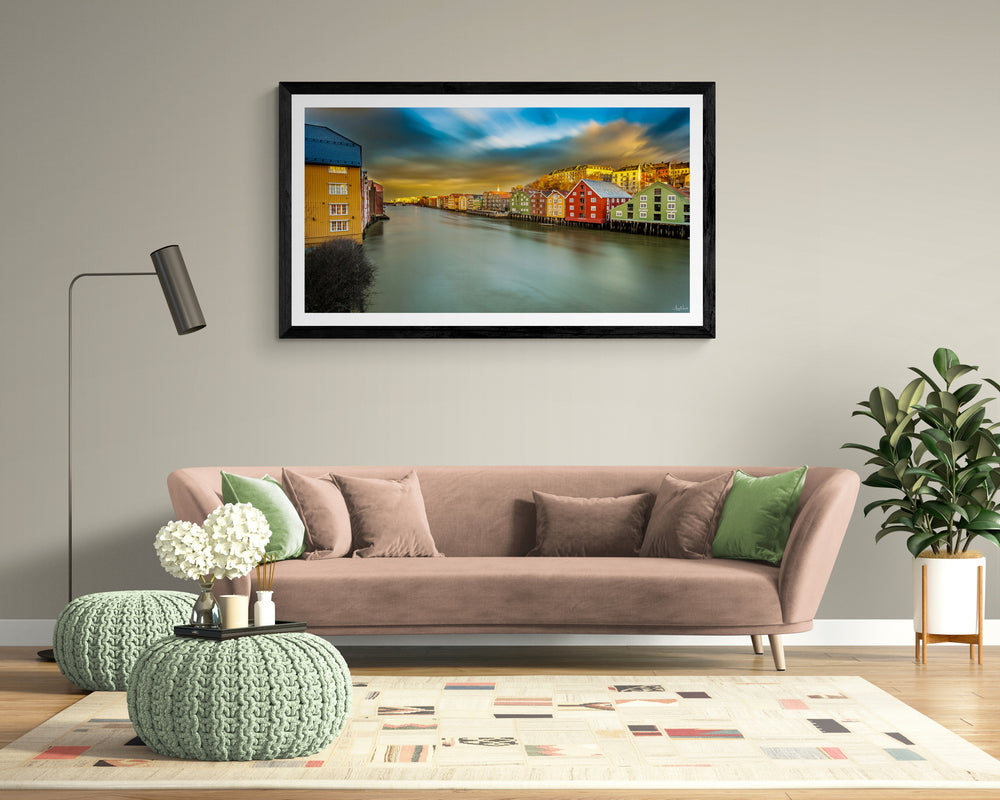 Trondheim and the dramatic Sky - AZIZ NASUTI ART GALLERY