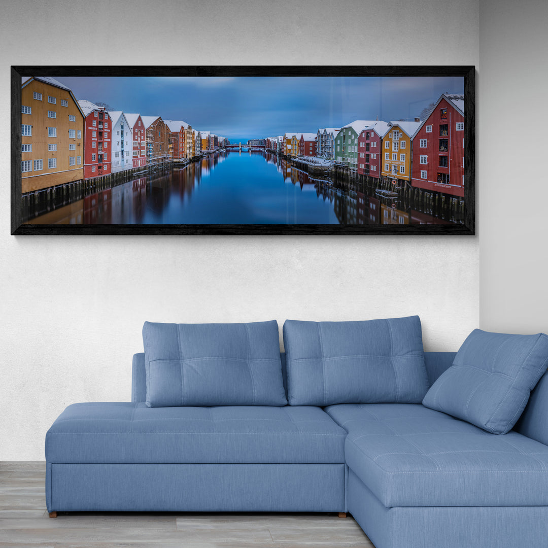 Trondheim Winter Panorama from Gamle Bybro