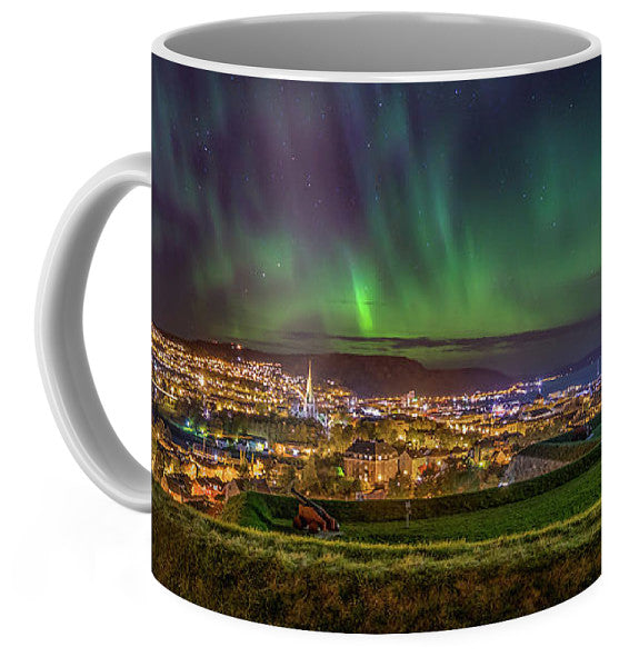 Beautiful Trondheim From Kristiansten Festning Fortress (Coffee Mug) - AZIZ NASUTI ART GALLERY