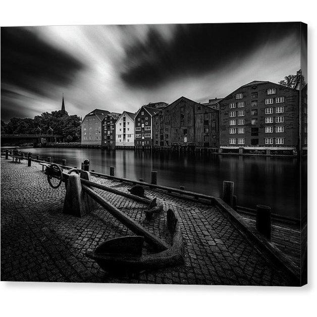 The Anchor of Bryggene in Trondheim - AZIZ NASUTI ART GALLERY