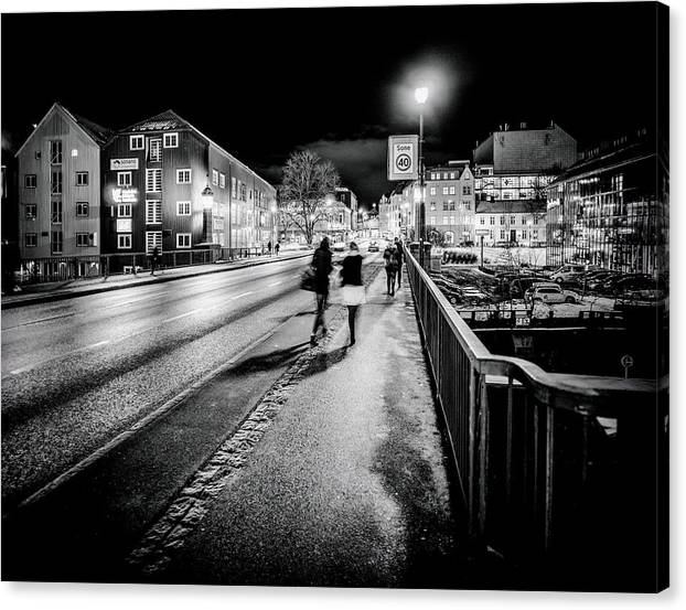 Night time over Bakke Bru - AZIZ NASUTI ART GALLERY