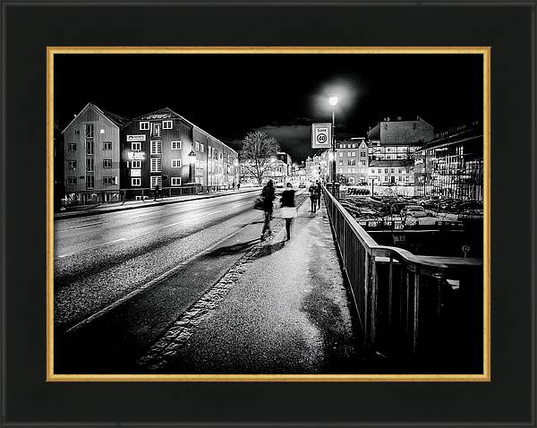 Night time over Bakke Bru - AZIZ NASUTI ART GALLERY