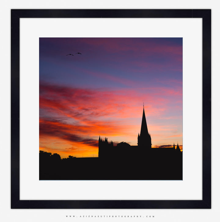 The Silhouette Of Nidarosdomen In Trondheim