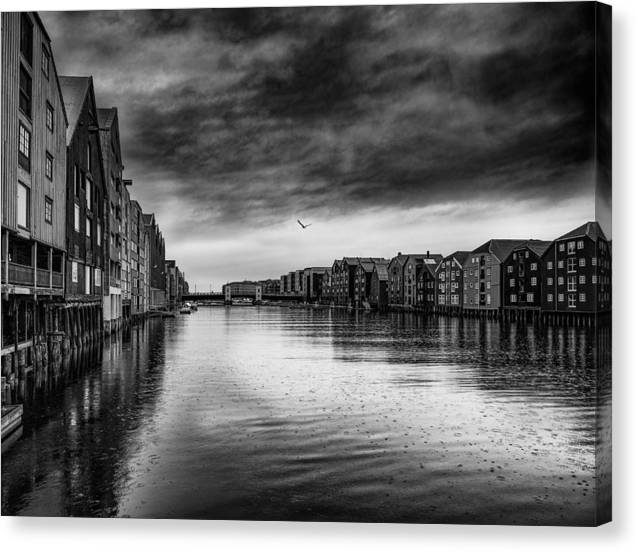 Rain and Drama From Nidelva Trondheim - AZIZ NASUTI ART GALLERY