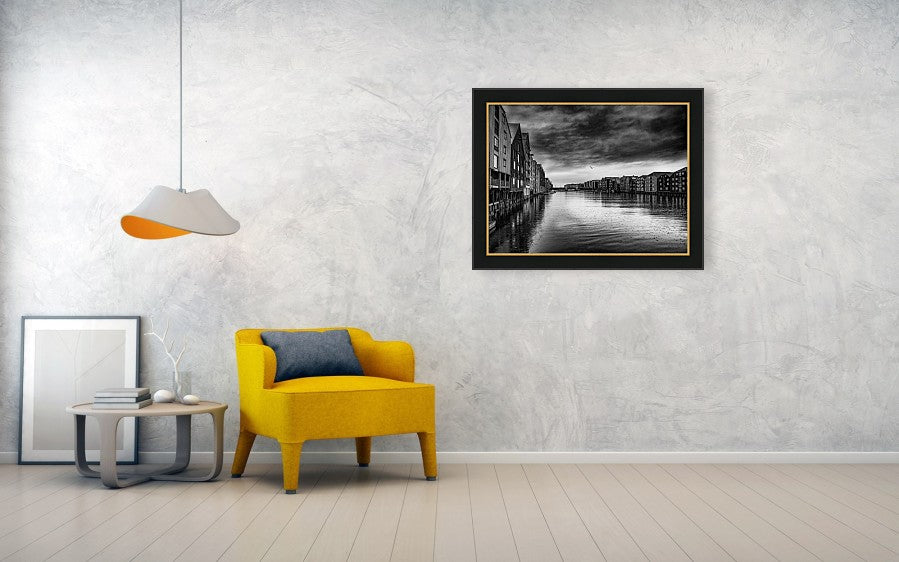 Rain and Drama From Nidelva Trondheim - AZIZ NASUTI ART GALLERY