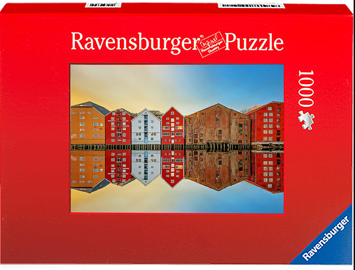 Trondheim Bryggene (Photo Puzzle) - AZIZ NASUTI ART GALLERY