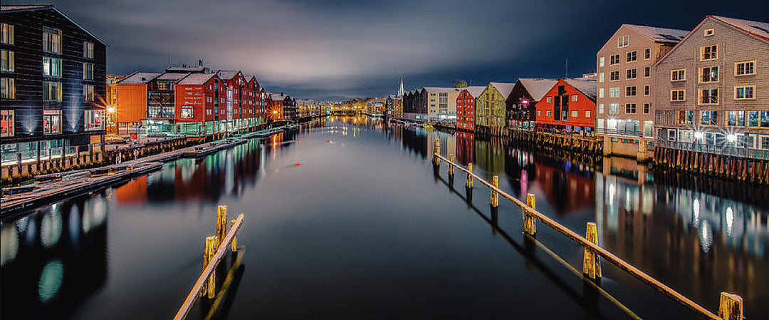 The Beauty Of Trondheim In The Winter Time  (Coffee Mug) - AZIZ NASUTI ART GALLERY