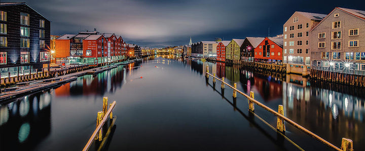 The Beauty Of Trondheim In The Winter Time  (Coffee Mug) - AZIZ NASUTI ART GALLERY