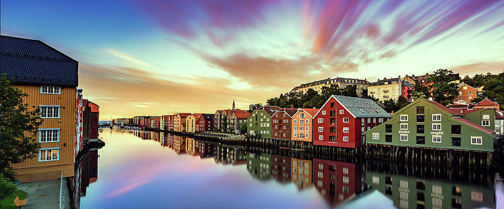 Trondheim From Gamlebybro (Coffee Mug) - AZIZ NASUTI ART GALLERY