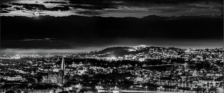 Trondheim in a dramatic atmosphere (Coffee Mug) - AZIZ NASUTI ART GALLERY