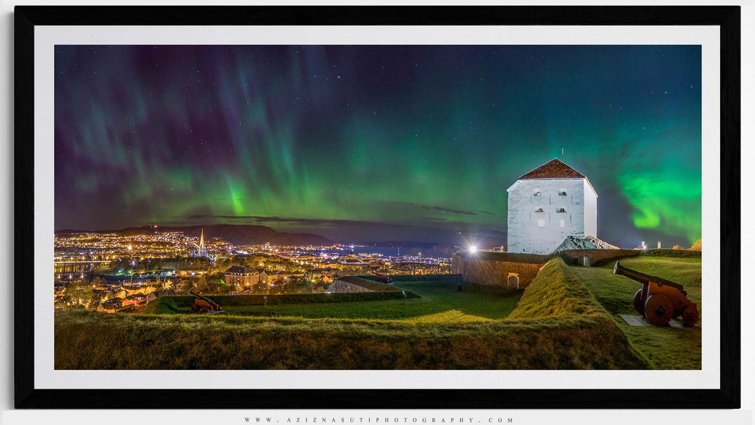 Beautiful Trondheim From Kristiansten Festning Fortress - AZIZ NASUTI ART GALLERY