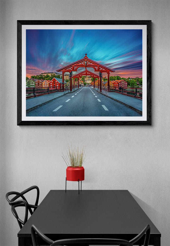 Gamlebybro (Lykkens portal) 40X60 cm
