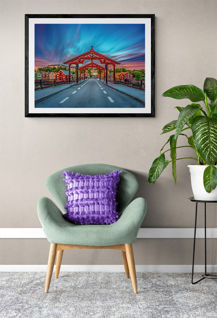 Gamlebybro (Lykkens portal) 40X60 cm