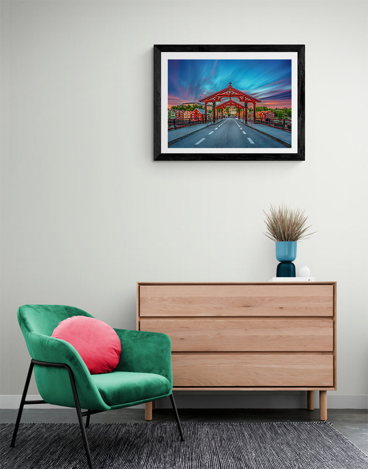 Gamlebybro (Lykkens portal) 40X60 cm