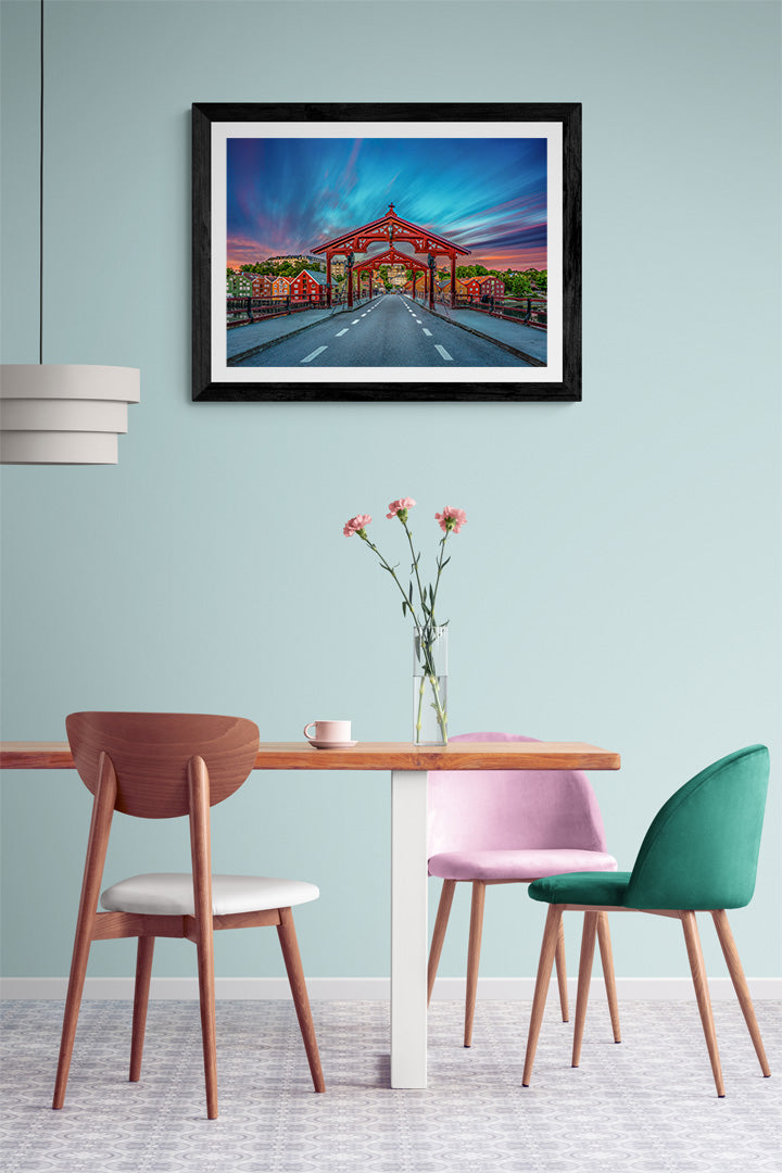 Gamlebybro (Lykkens portal) 40X60 cm